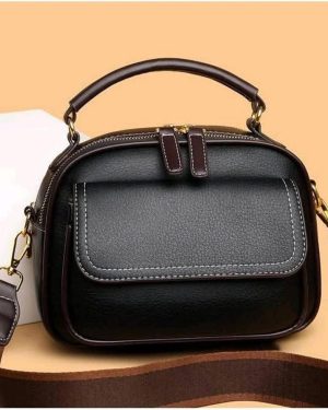 Premium Limited Edition Leather Ladies Bag - Black